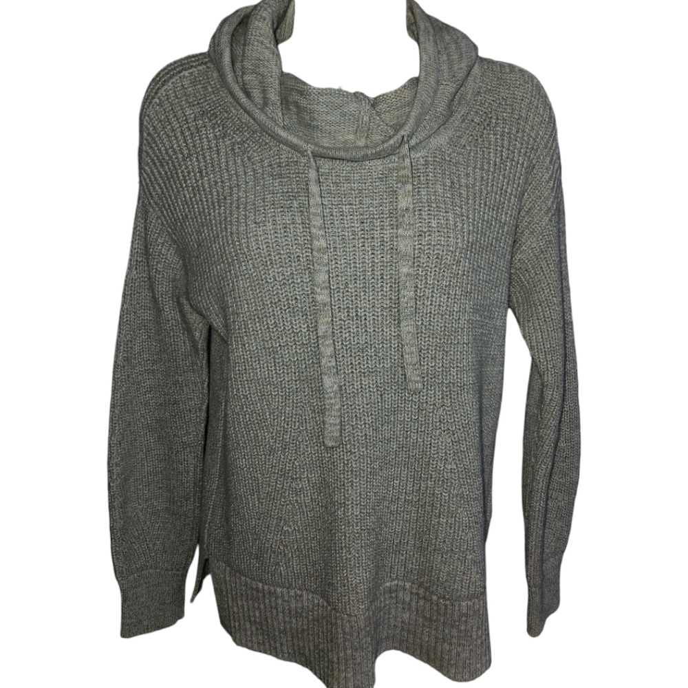 NWOT GAP Cowl Neck Long Sleeve Hooded Pullover Sweater